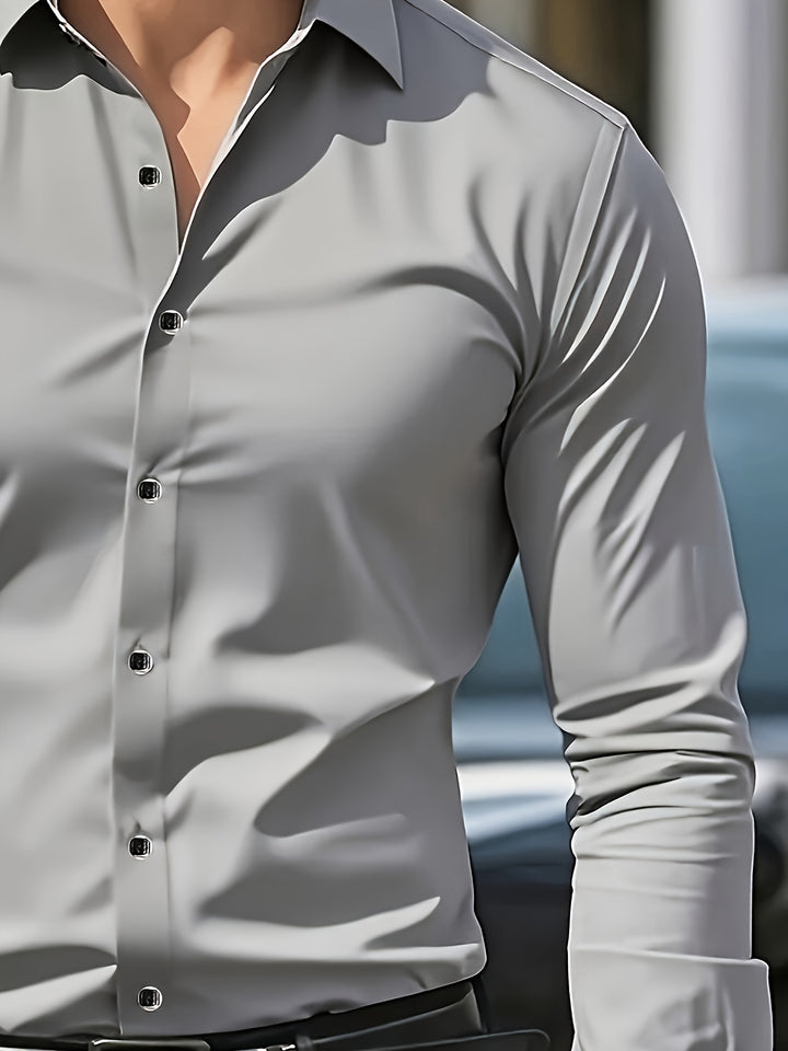 Adrian | Elegantes Langarm-Hemd