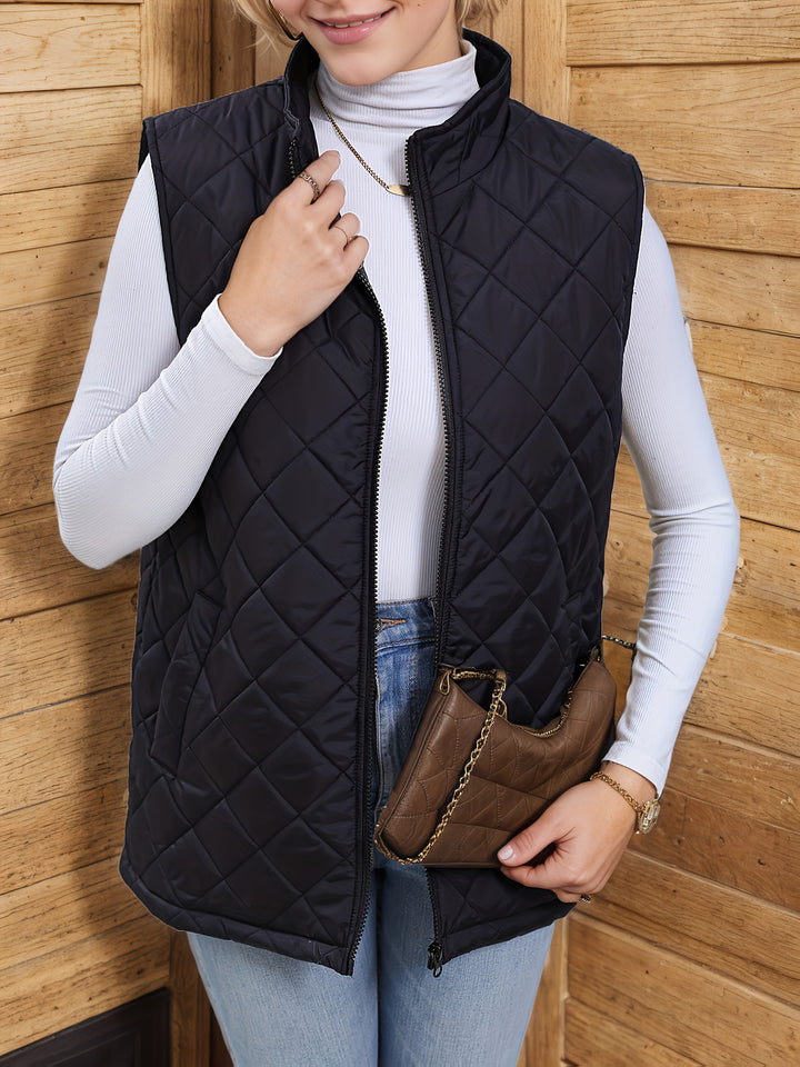 Editha | Gesteppte Longline-Weste