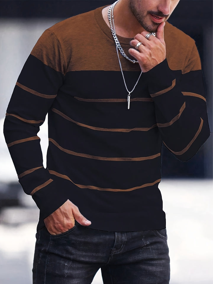 Sigmar | Zeitloser Streifen-Pullover
