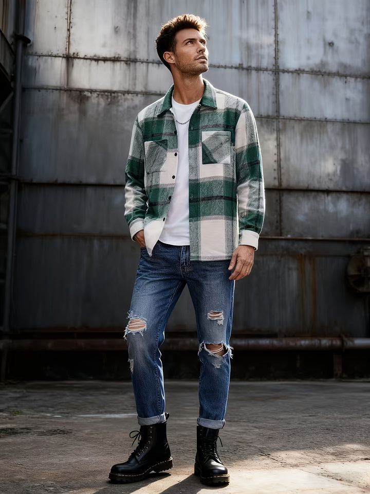 Reinald | Karierte Hemdjacke