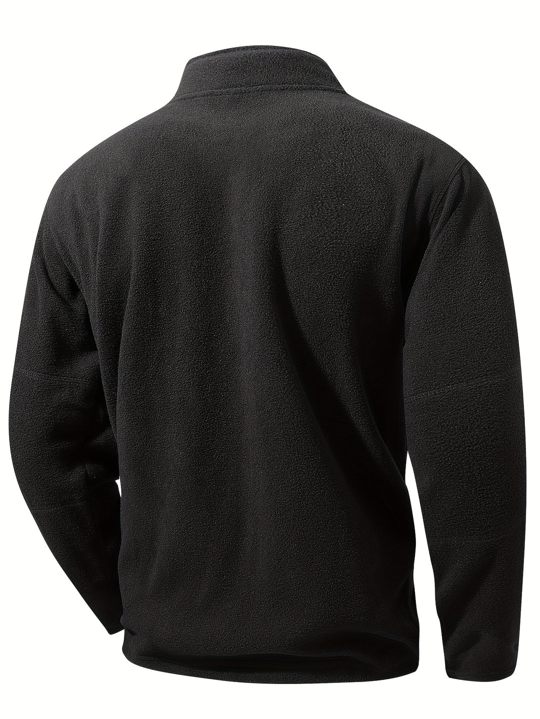 Bernd | Sportliches Stehkragen-Sweatshirt mit halbem Reißverschluss