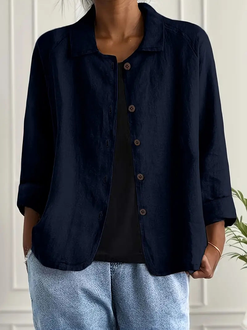Renate | Leichte Knopfjacke für jeden Tag