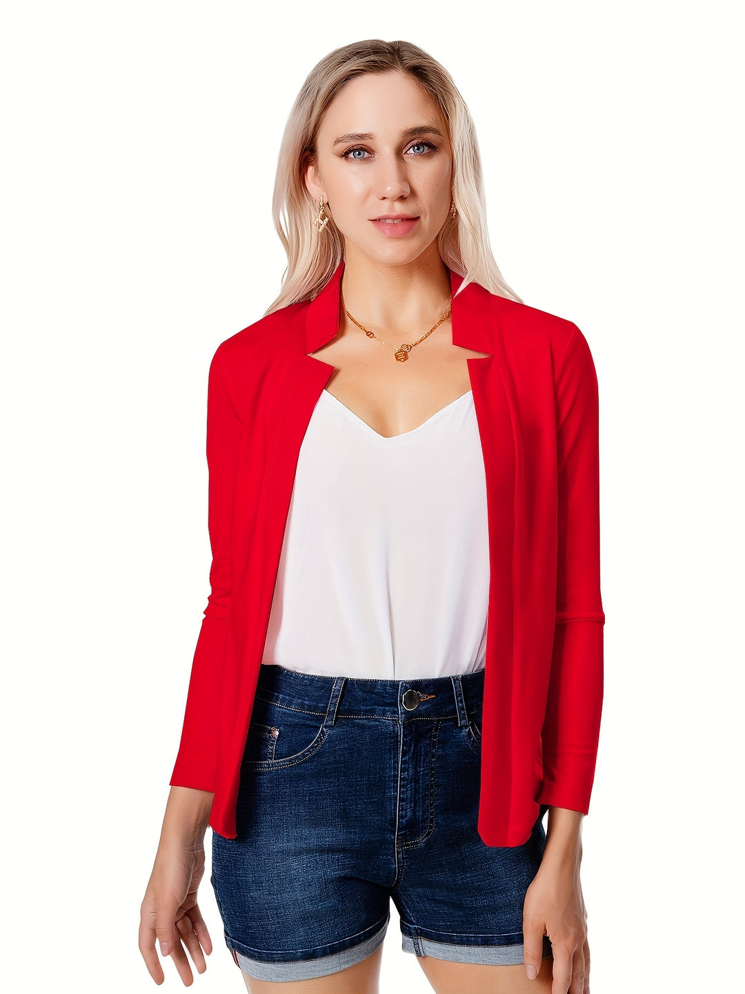 Birgit | Offener Blazer mit Reverskragen