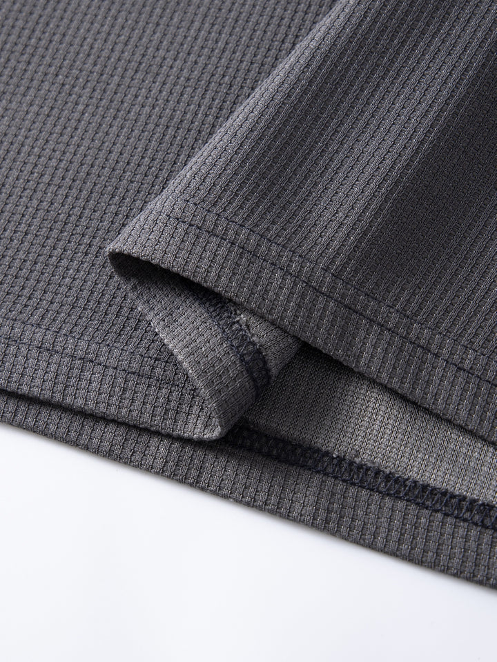 Kai | Strukturiertes Langarmshirt mit Waffelmuster
