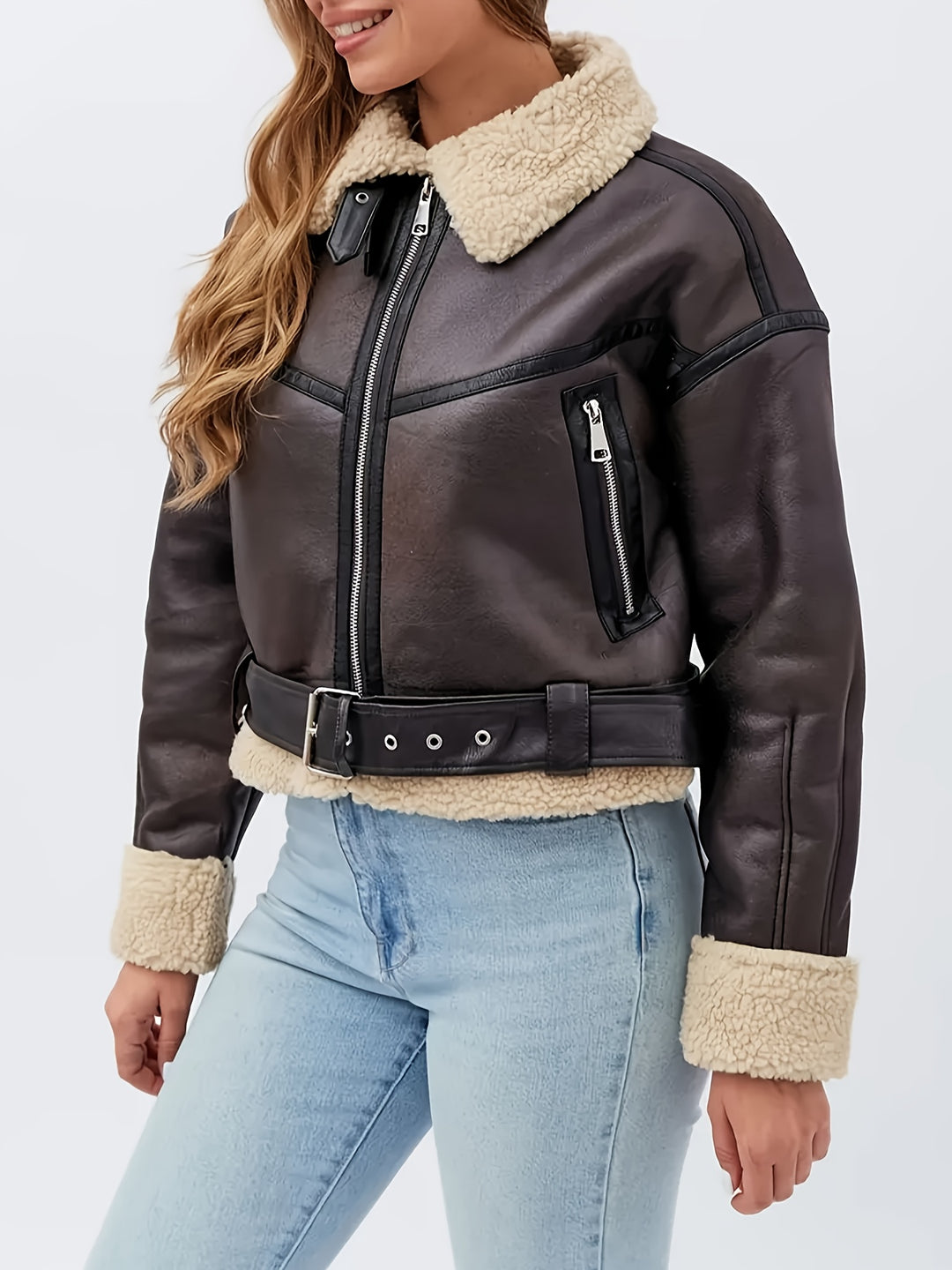 Gertrud | Gefütterte Bikerjacke