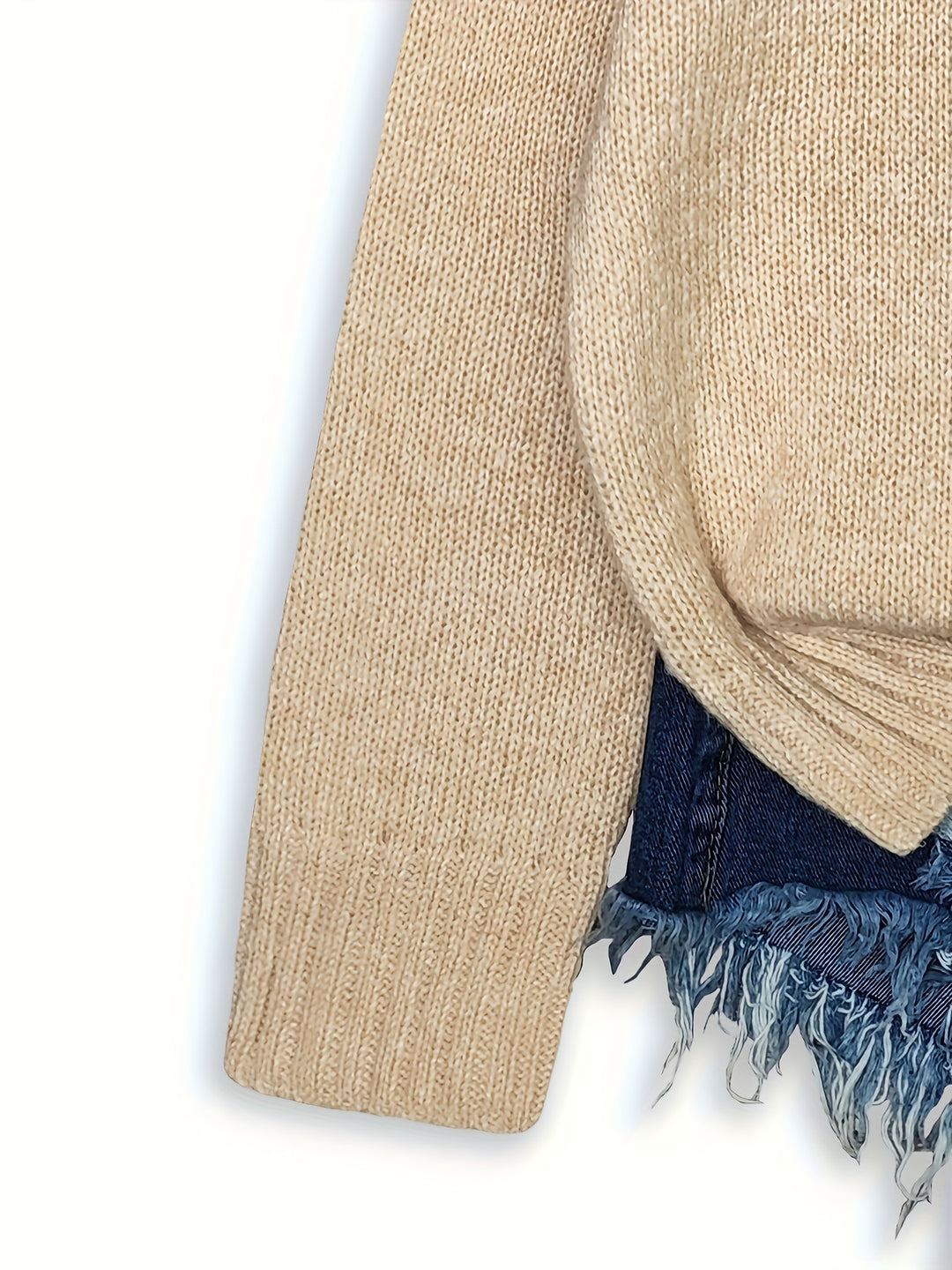 Nicole | Kuscheliger Rundhals-Pullover mit Katzen-Motiv