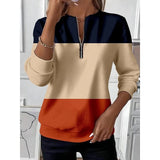 Antje | Elegantes Sweatshirt mit Reißverschluss