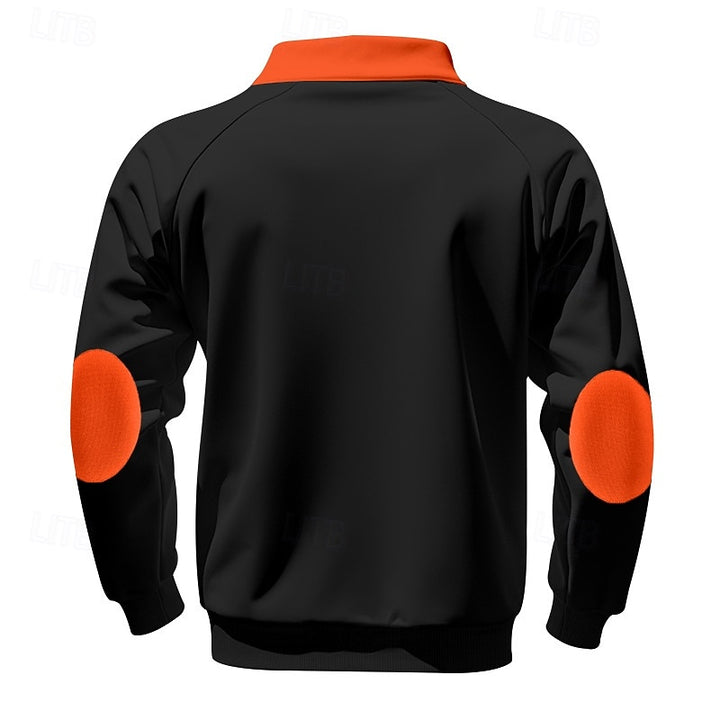 Hagen | Sportliches Stehkragen-Sweatshirt