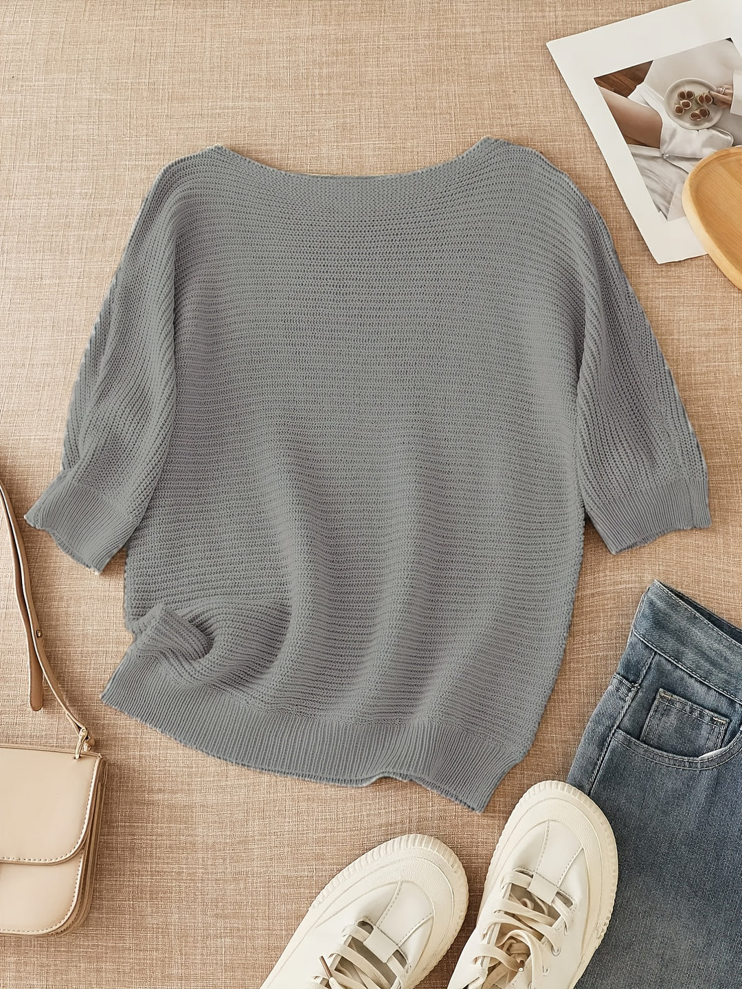 Heidrun | Lockerer Strickpullover