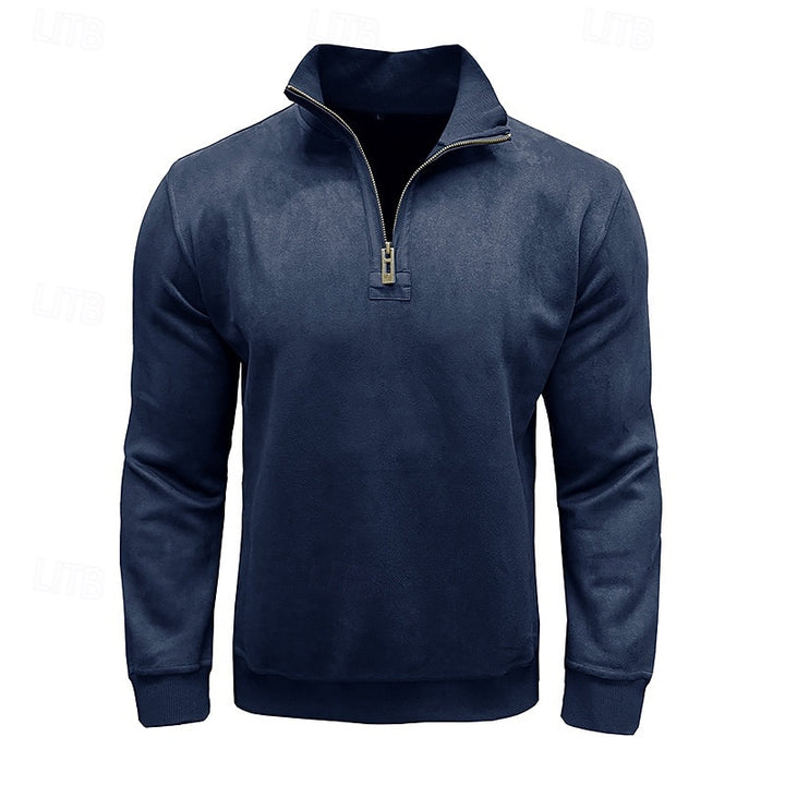 Nils | Sportliches Stehkragen-Sweatshirt