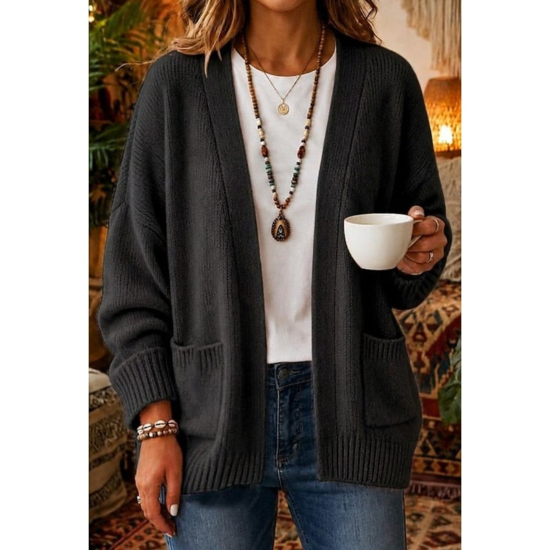 Christa | Weiche Strickjacke mit Taschen