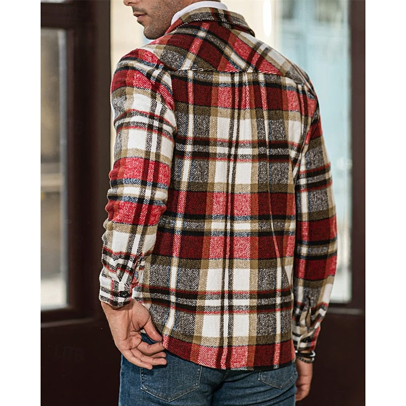 Vincent | Karierte Hemdjacke