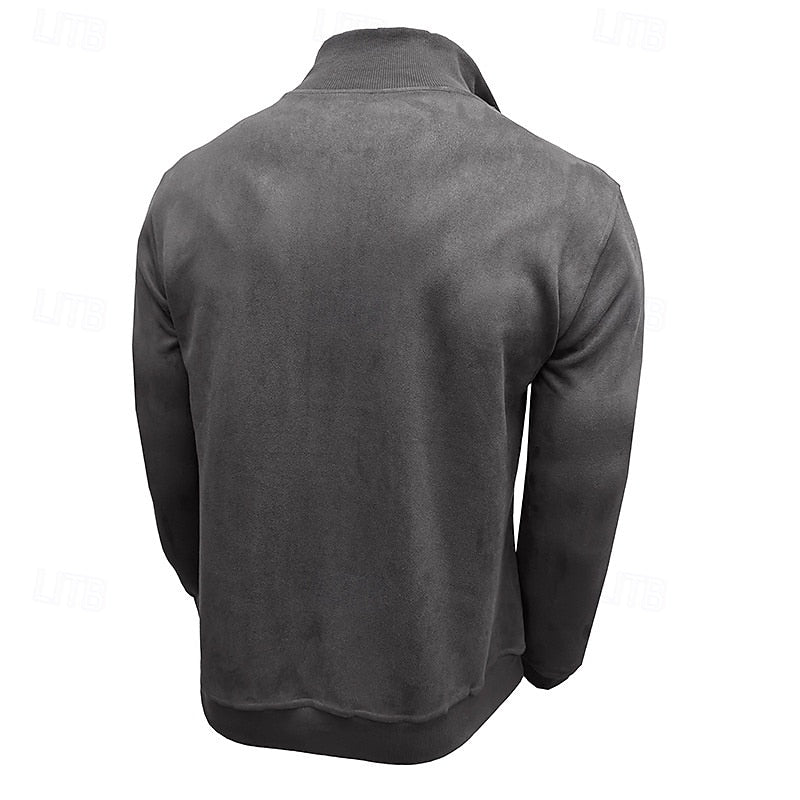 Nils | Sportliches Stehkragen-Sweatshirt