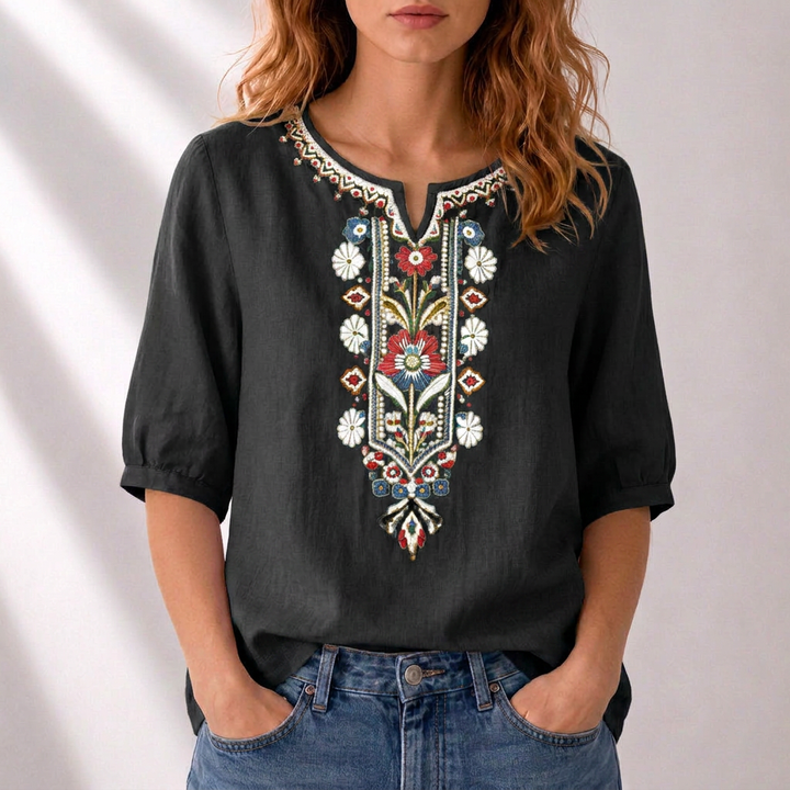 Marianne | Bestickte Sommerbluse