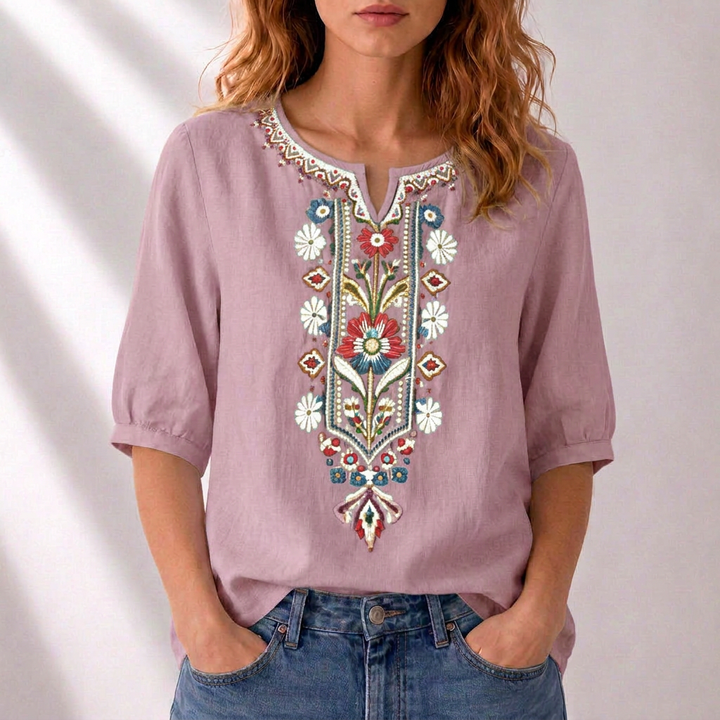 Marianne | Bestickte Sommerbluse