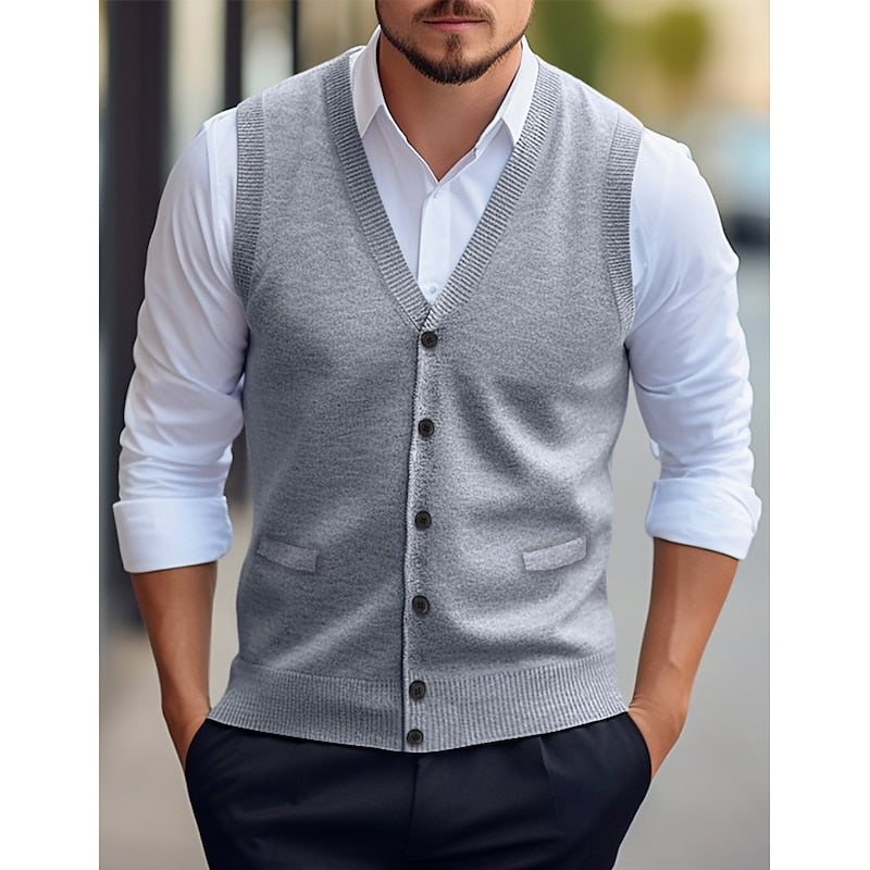Ludger | Elegante Weihnachts-Strickweste
