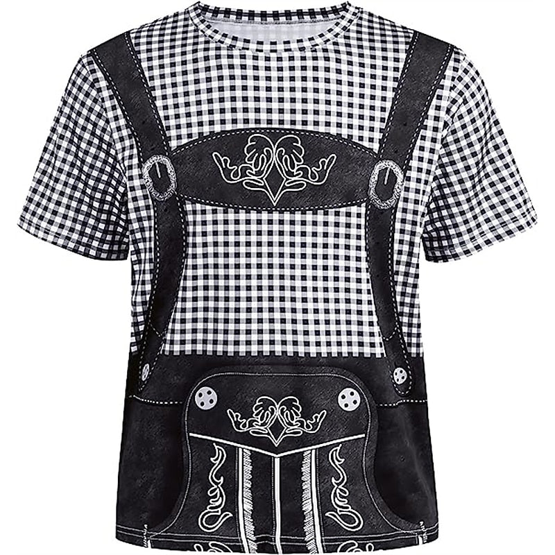 Sepp | Bayerisches Oktoberfest T-Shirt im Lederhosen-Look