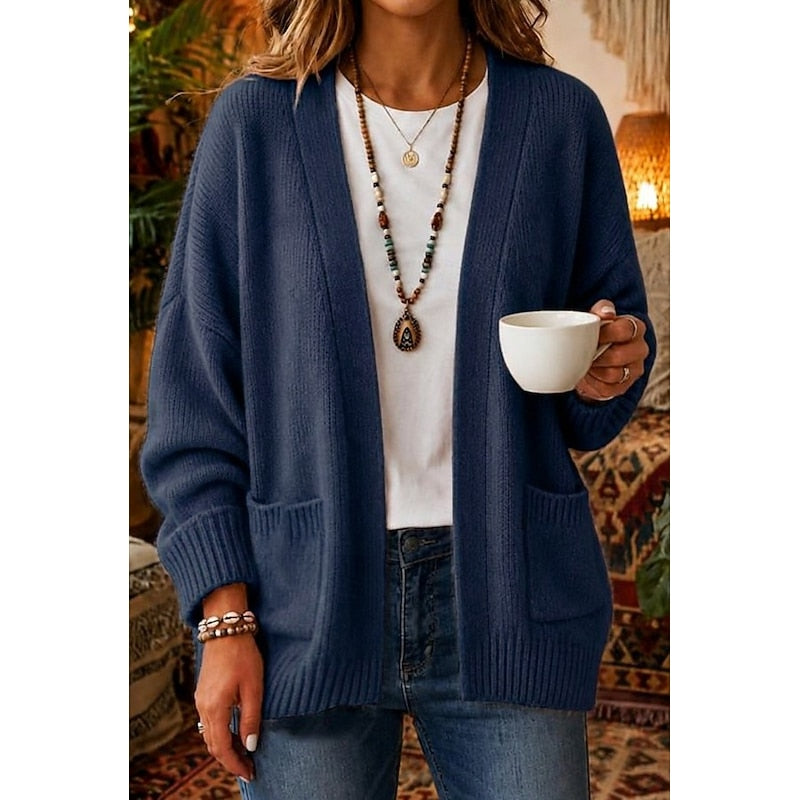 Christa | Weiche Strickjacke mit Taschen