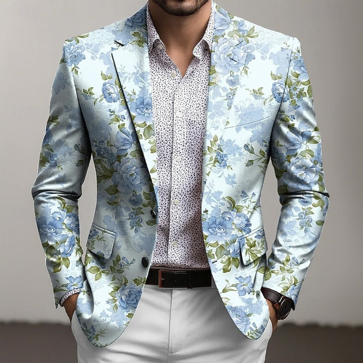 Gerald | Kunstvoller Blazer mit Blütenmuster