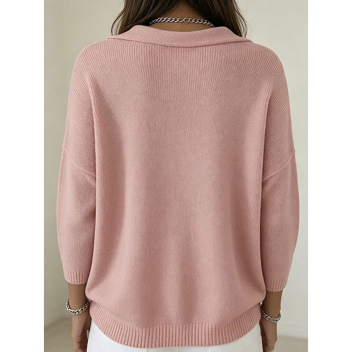 Katja | Weicher Pullover mit Wasserfallkragen
