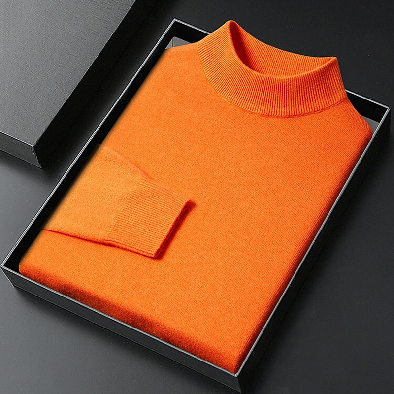 Rainer | Eleganter Stehkragen-Pullover