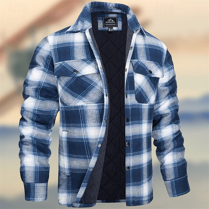 Till | Gefütterte Hemdjacke im Karo-Look