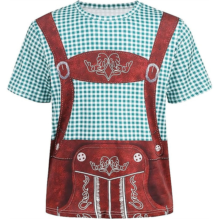 Sepp | Bayerisches Oktoberfest T-Shirt im Lederhosen-Look
