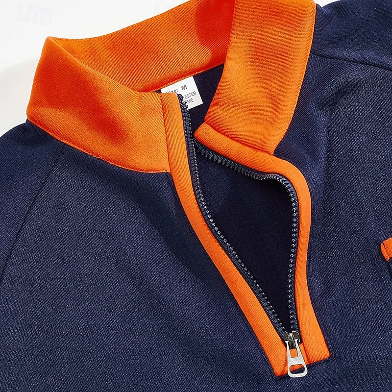 Hagen | Sportliches Stehkragen-Sweatshirt