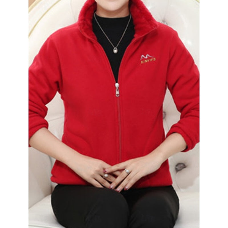 Juliane | Kuschelige Stehkragen-Jacke