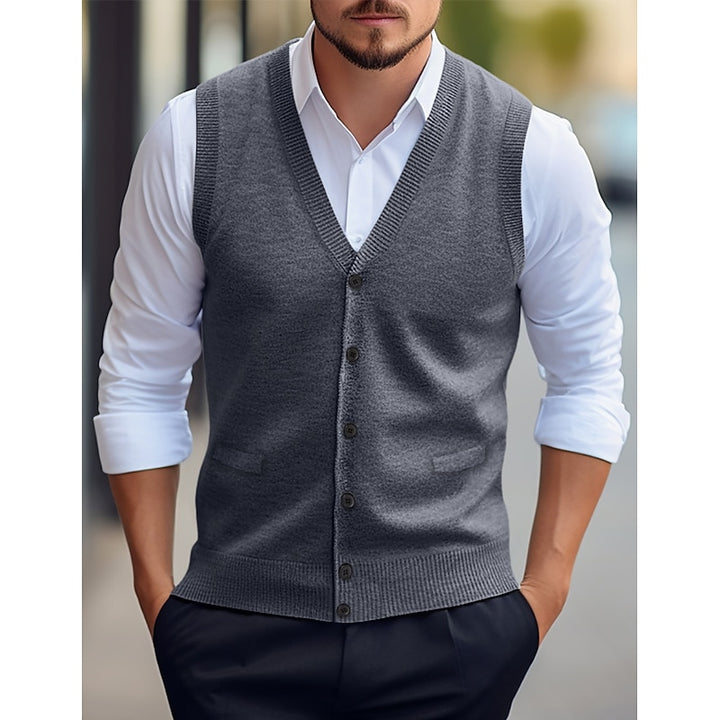 Ludger | Elegante Weihnachts-Strickweste