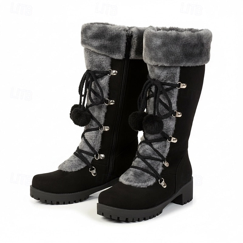 Mathilde | Warme Schnür-Winterstiefel