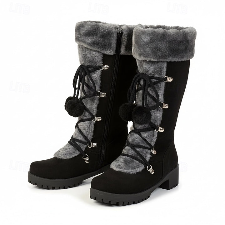 Mathilde | Warme Schnür-Winterstiefel