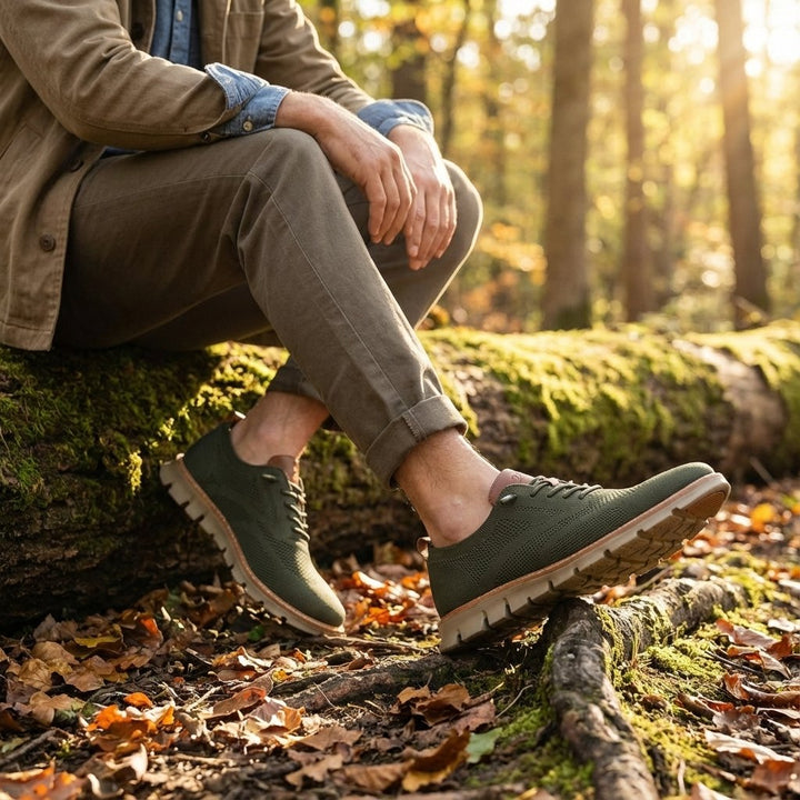 Maximilian | Herren Atmungsaktive Mesh Schnür Sneaker