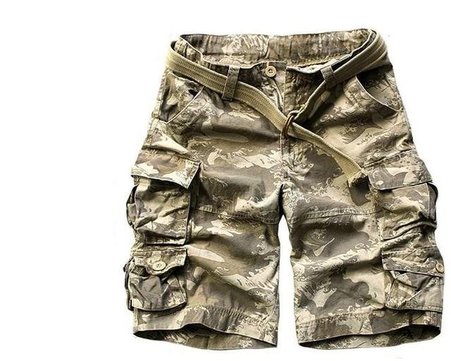 Felix | Herren Camouflage Relaxed-Fit Cargo Shorts Bermuda
