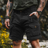 Sebastian | Herren Cord Cargo Shorts mit Klappentaschen