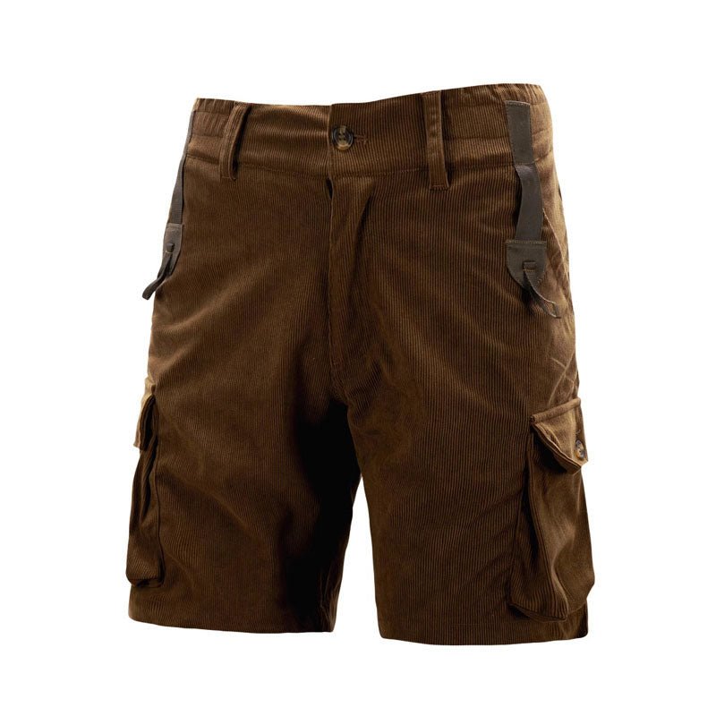 Sebastian | Herren Cord Cargo Shorts mit Klappentaschen
