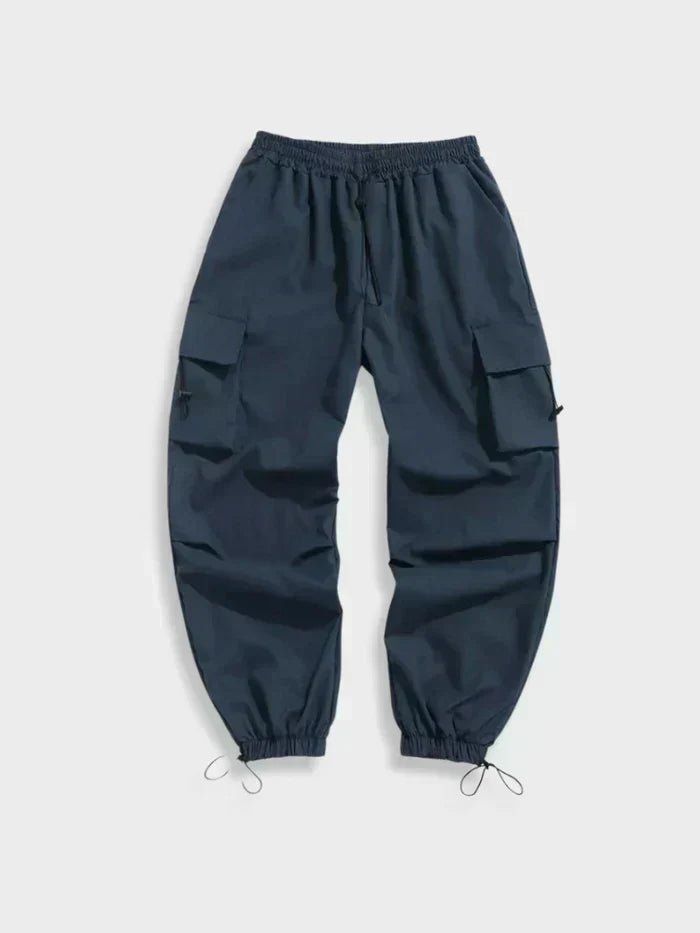 Thomas | Herren Elastikbund Verstellbare Wide-Leg Cargo Hose
