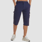Alexander | Herren Knielange Cargo Shorts mit Seitentaschen