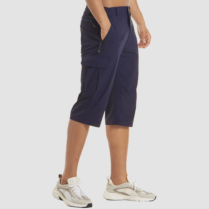 Alexander | Herren Knielange Cargo Shorts mit Seitentaschen