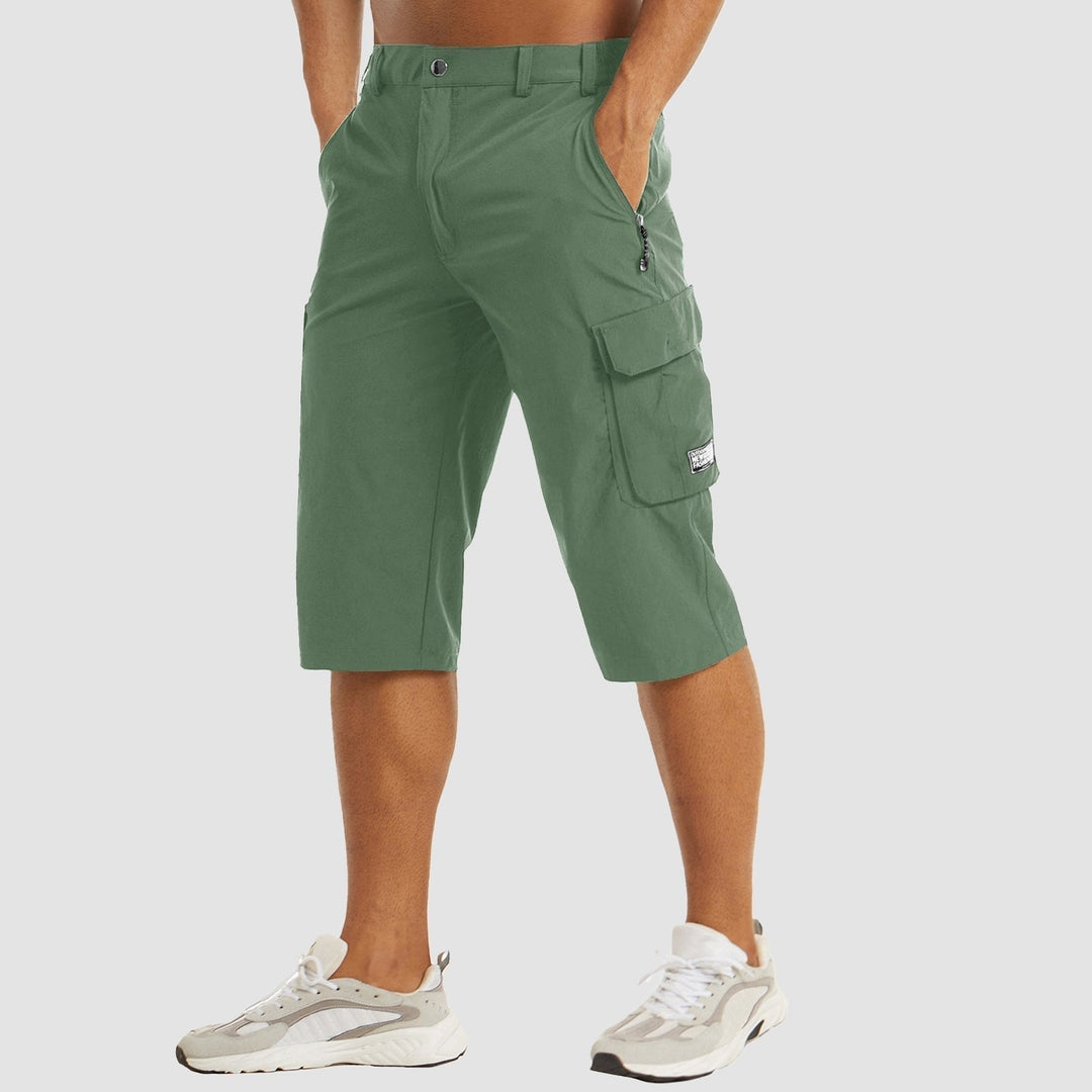 Alexander | Herren Knielange Cargo Shorts mit Seitentaschen
