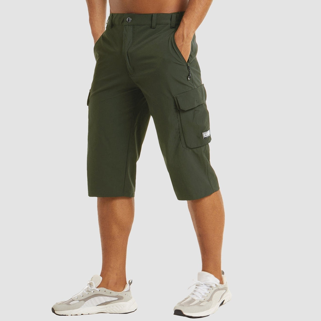 Alexander | Herren Knielange Cargo Shorts mit Seitentaschen