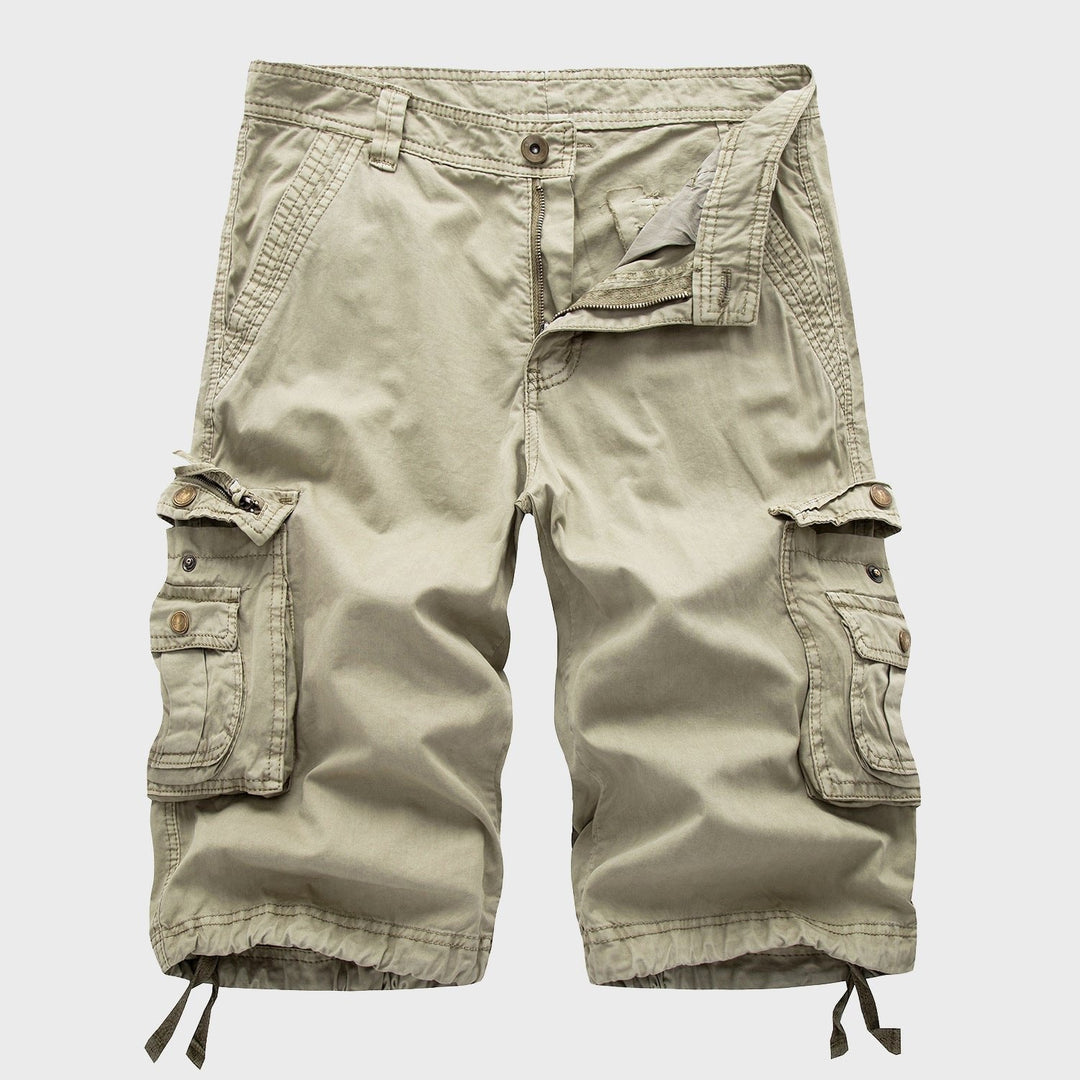 Moritz | Herren Knielange Cargo Shorts mit verstellbarem Kordelzug