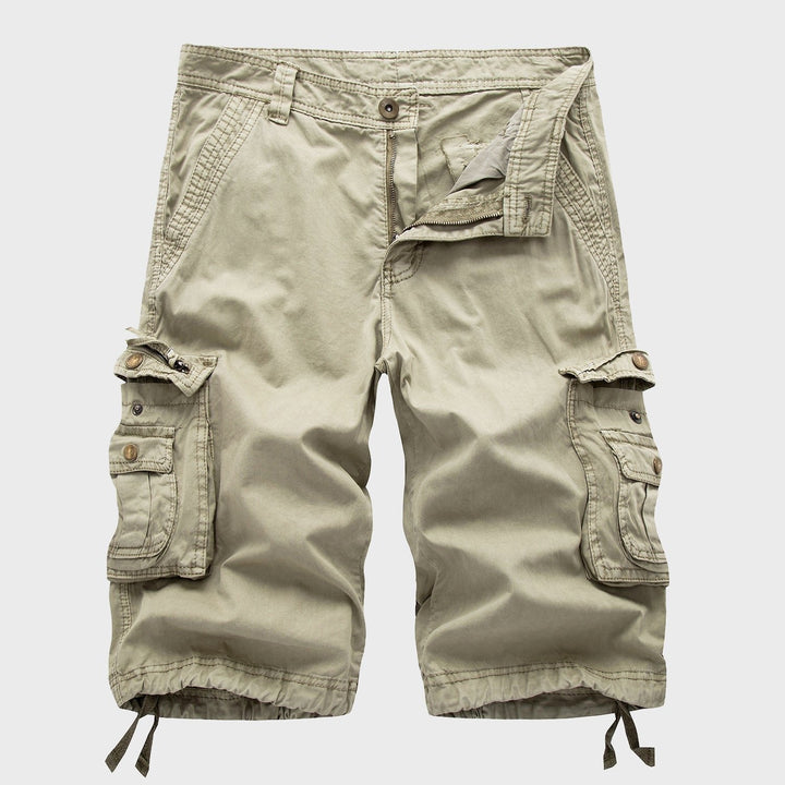 Moritz | Herren Knielange Cargo Shorts mit verstellbarem Kordelzug