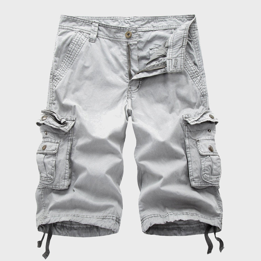 Moritz | Herren Knielange Cargo Shorts mit verstellbarem Kordelzug