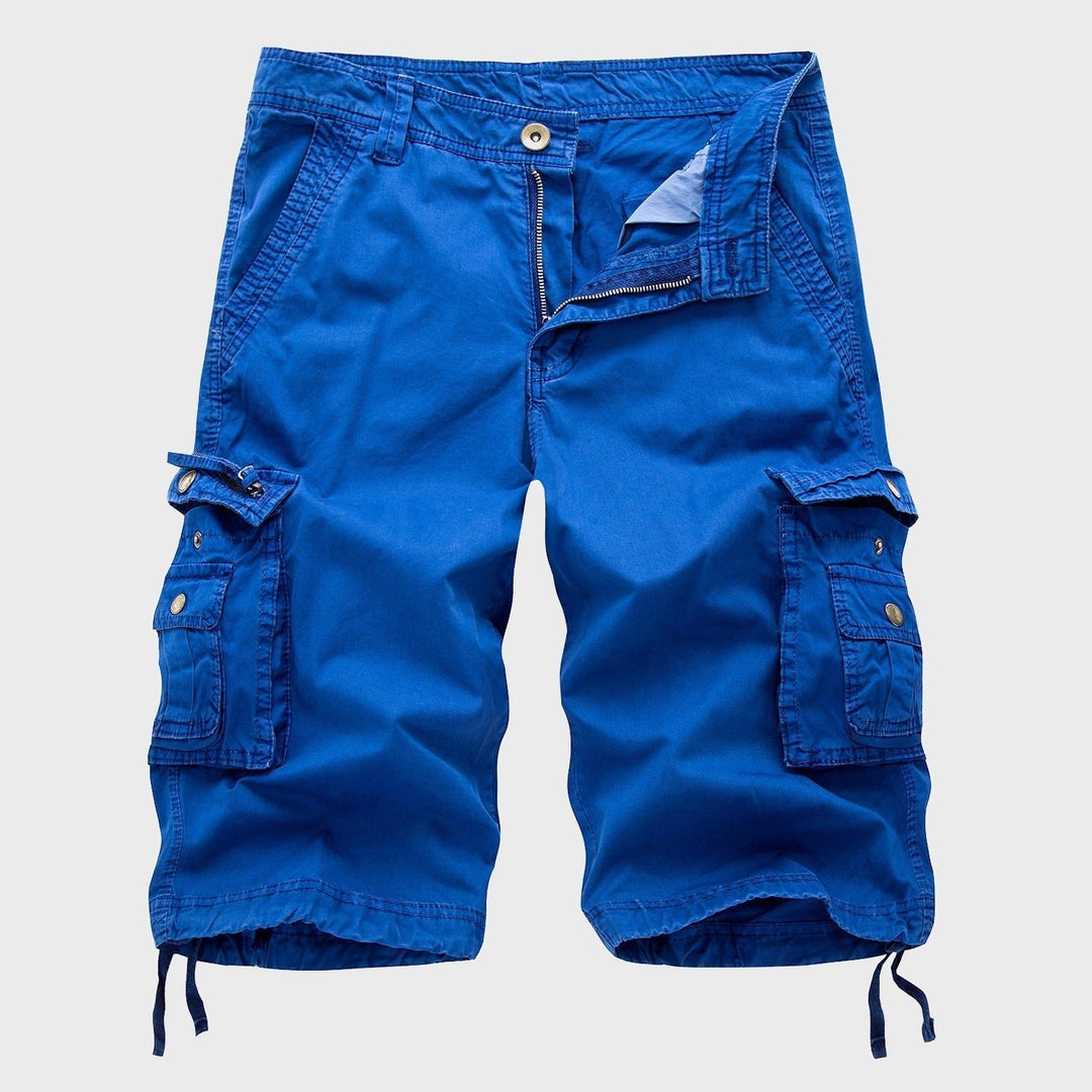 Moritz | Herren Knielange Cargo Shorts mit verstellbarem Kordelzug