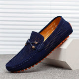 Florian | Herren Perforierte Wildleder Slip-On Loafer