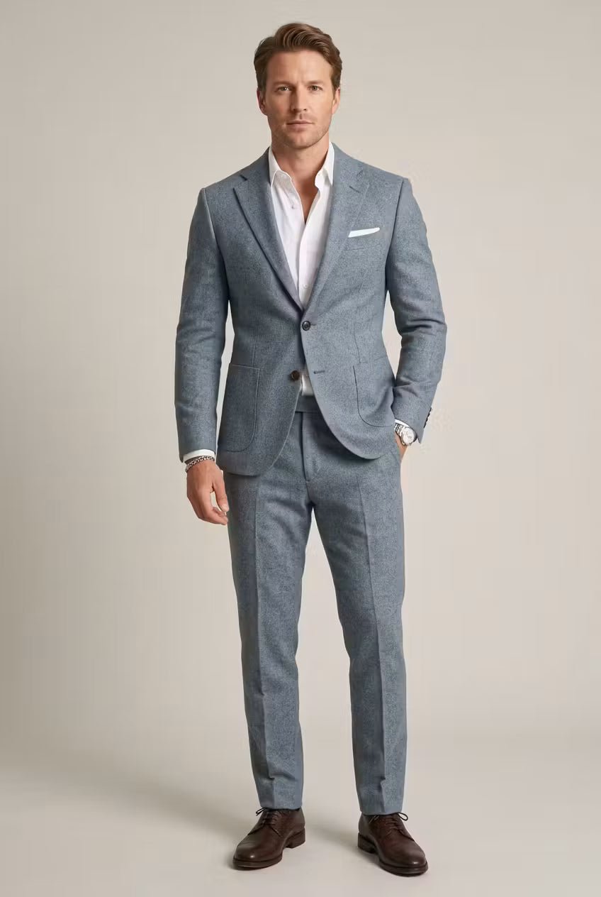 Niklas | Herren Slim-Fit Nylon Two-Piece Set Business Anzug
