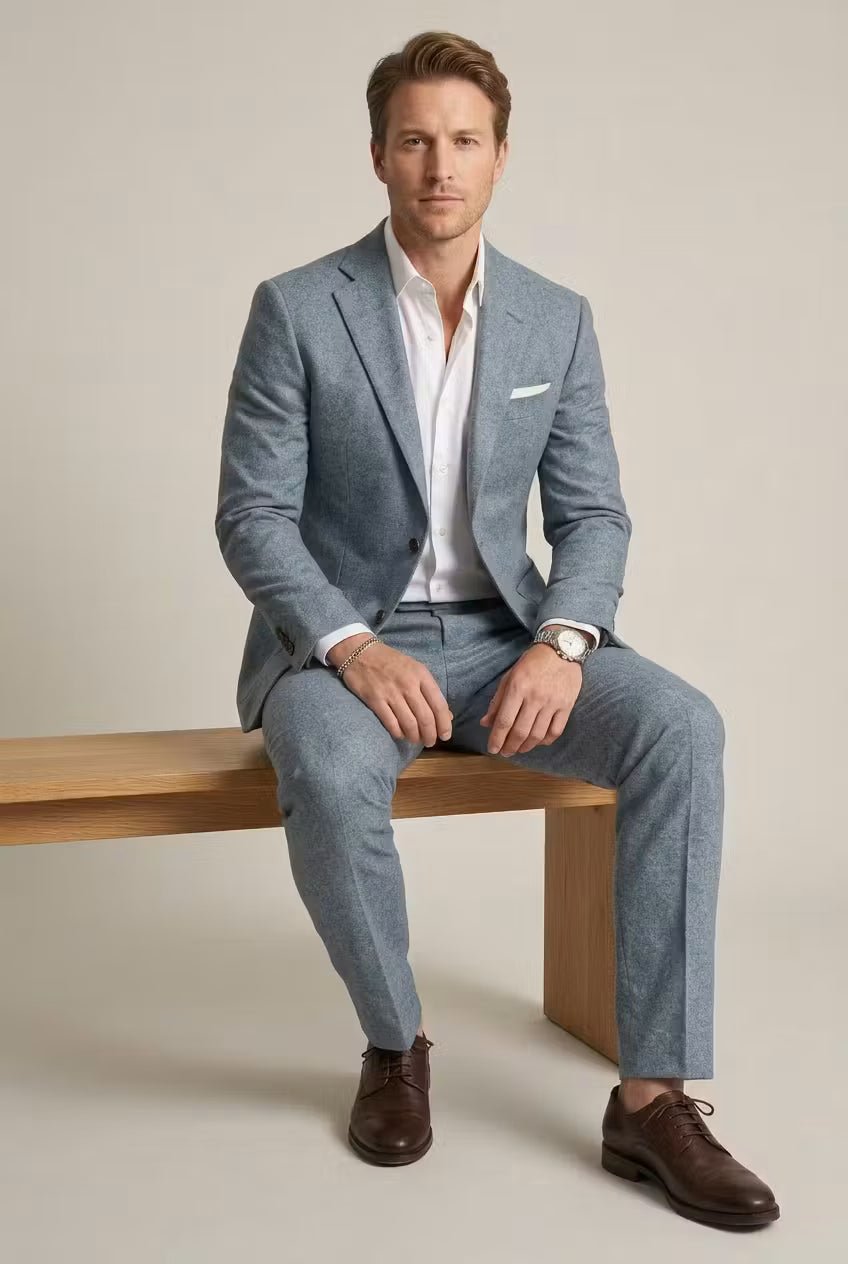 Niklas | Herren Slim-Fit Nylon Two-Piece Set Business Anzug