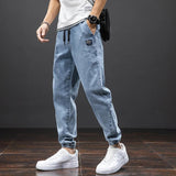 Christian | Herren Stretch Denim Jogger Hose mit elastischem Bund