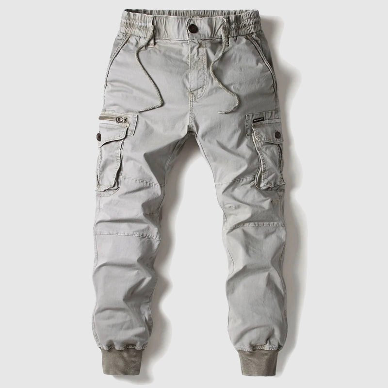 Matthias | Herren Taktische Cargo Jogger Hose mit Kordelzug